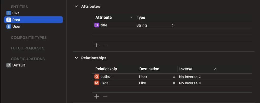Core Data Relationship