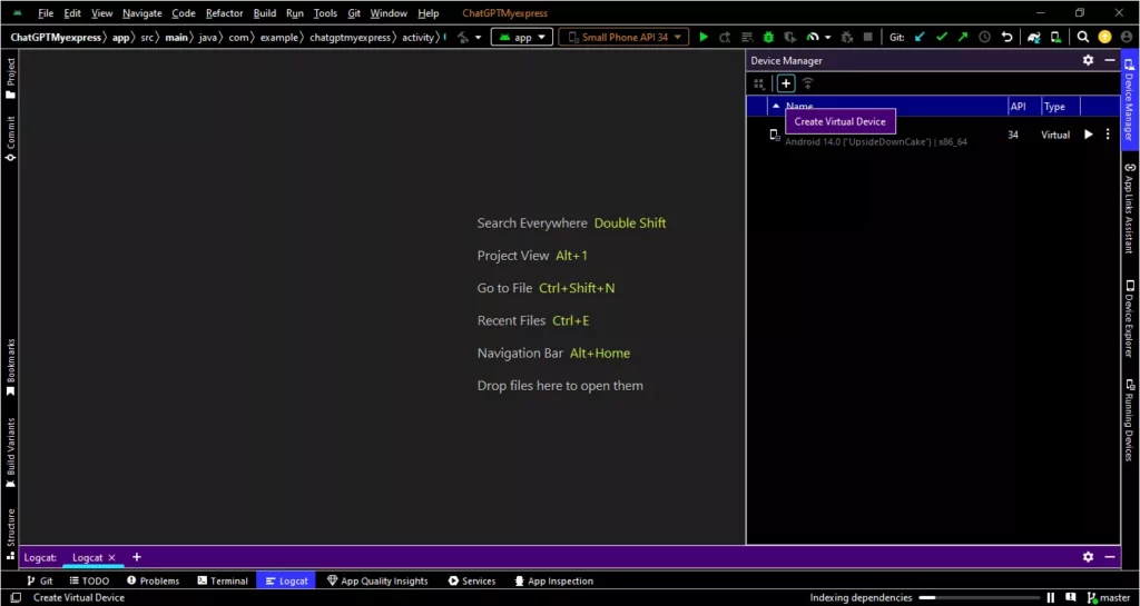 Android Emulator Setup
