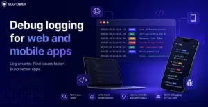 Debug logging for web and mobile apps